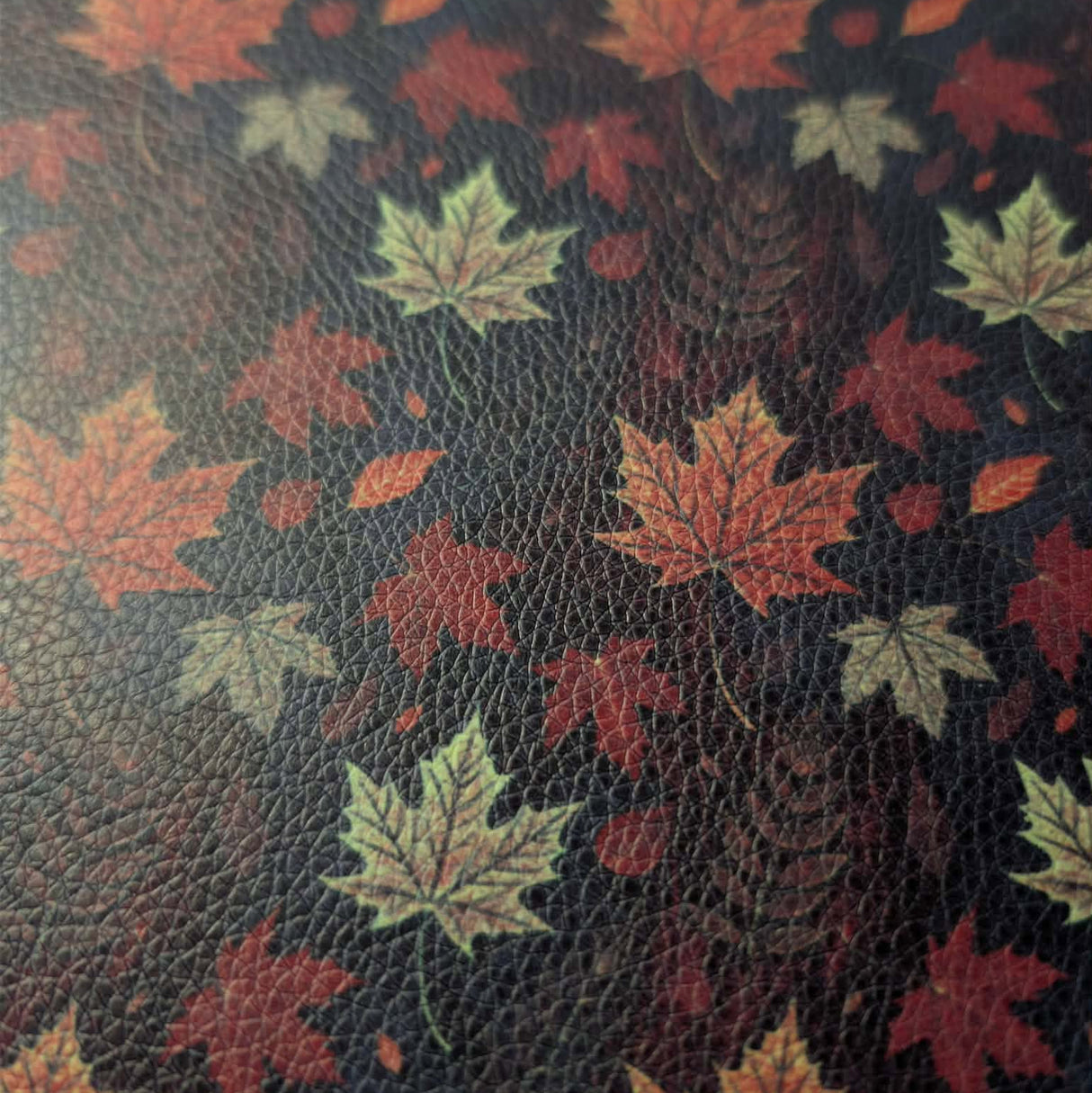 Faux Leather Sheet - Falling Leaves - 85