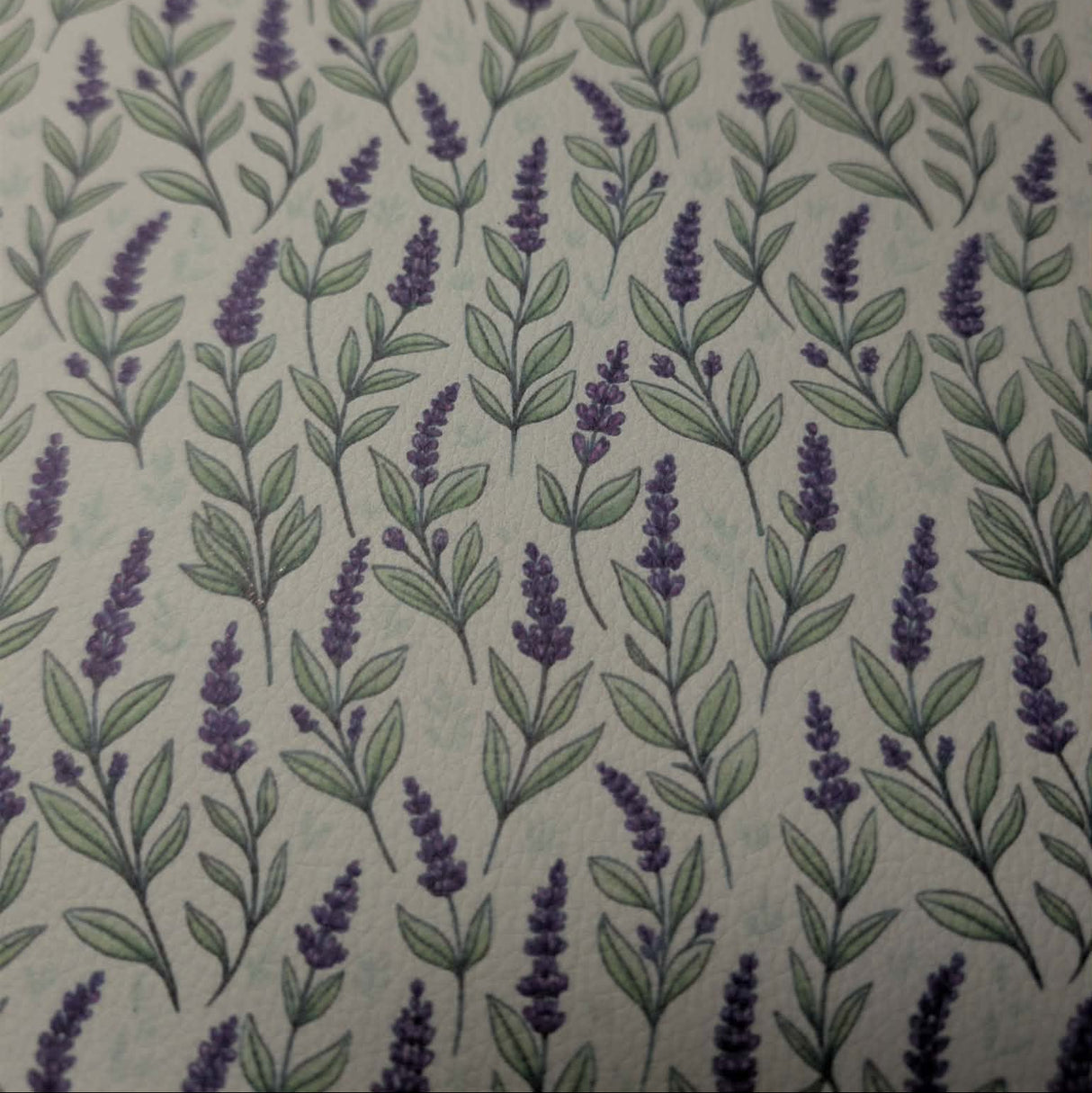 Faux Leather Sheet - Lavender Fields - 84