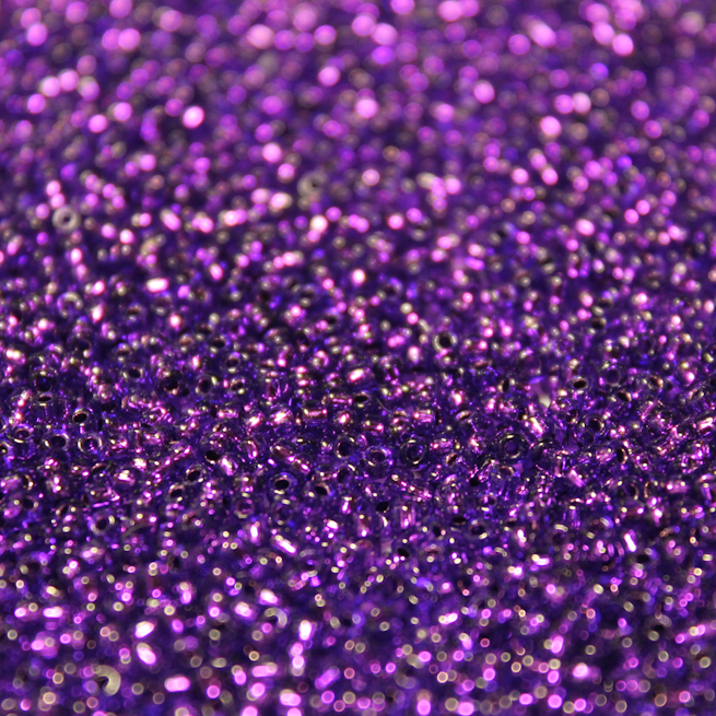 Silver Lined Dyed Purple ~ 11/0 JSB 78 Japanese Seed Beads