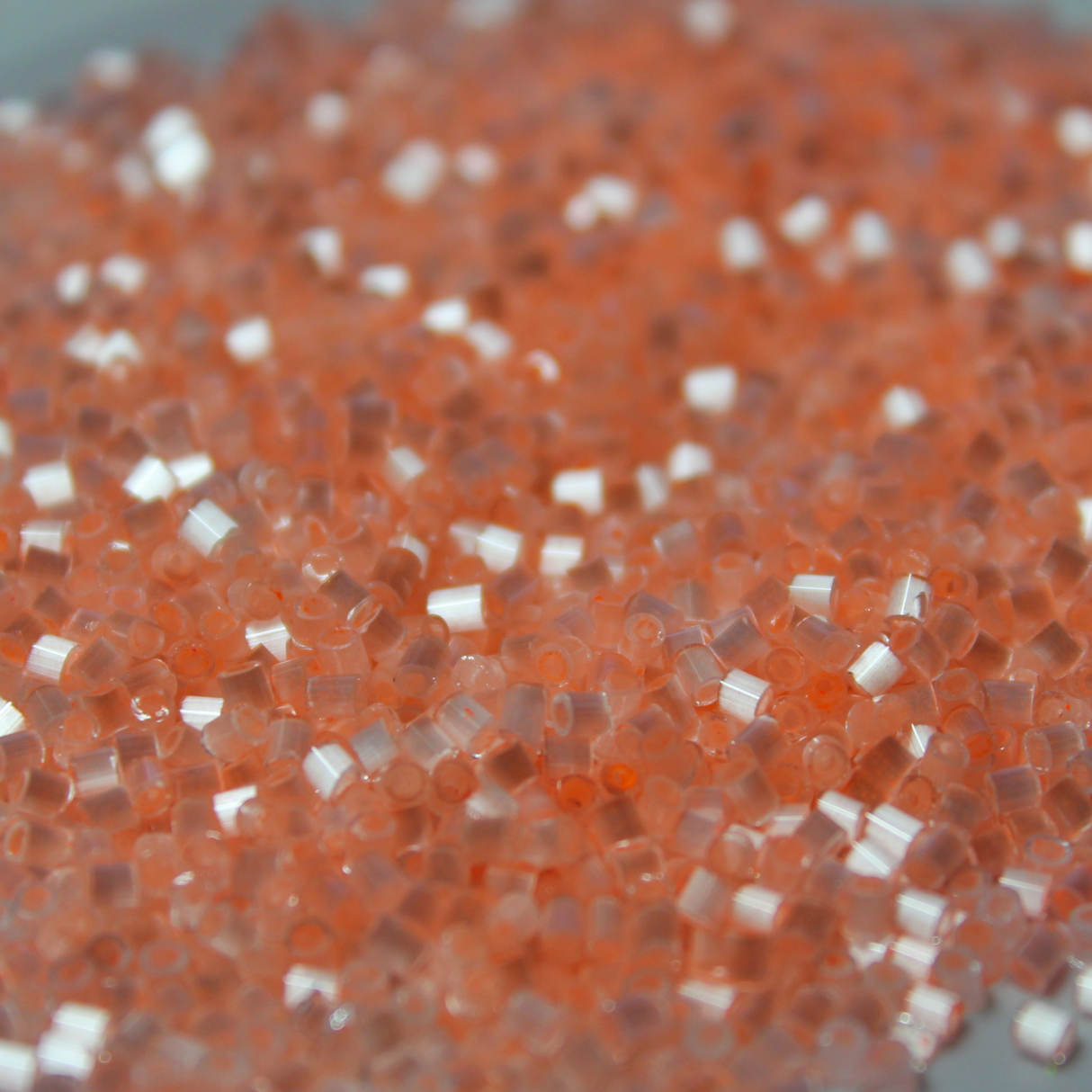Silky Satin Neon Dyed Orange Sherbet ~ 11/0 JSB 831 Japanese seed beads
