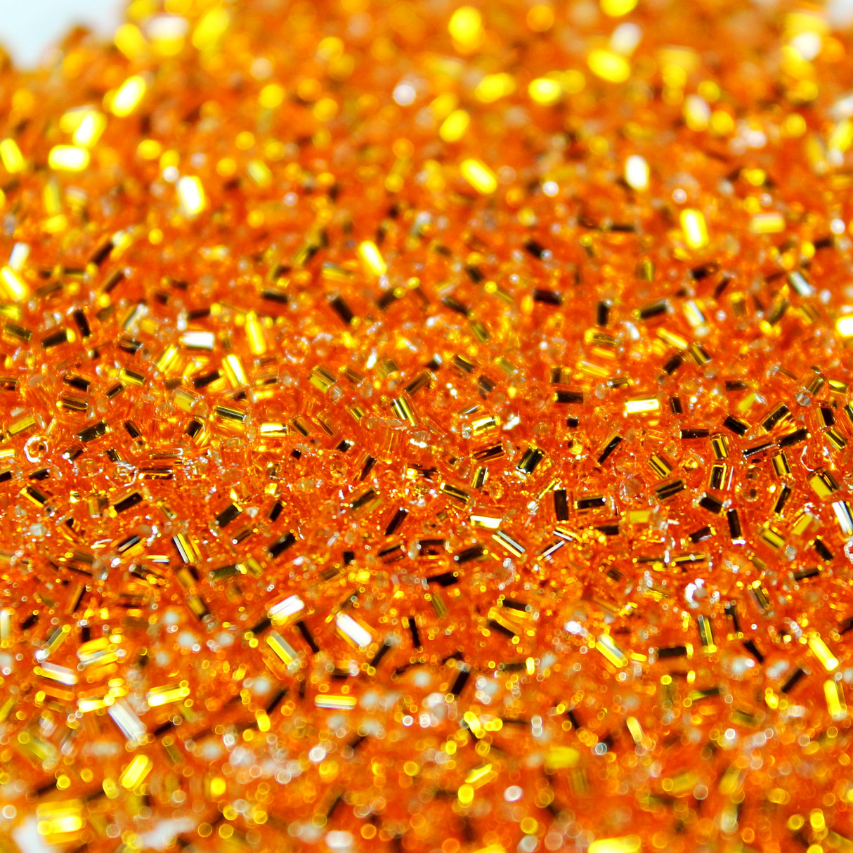 Silver Lined Orange ~ 11/0 HEX 9