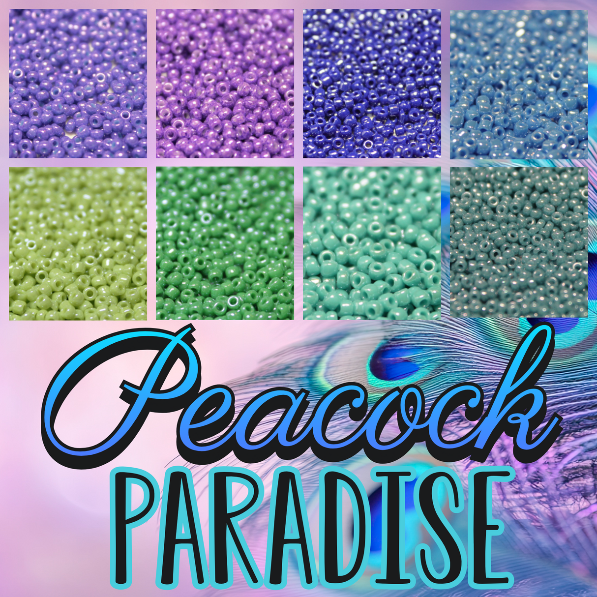 11/0 Peacock Paradise Set #15