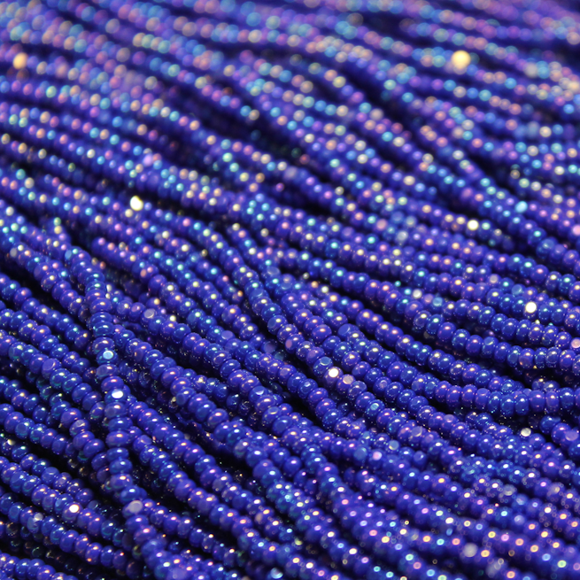11/0 Charlotte Opaque Dark Blue Iris - C1146