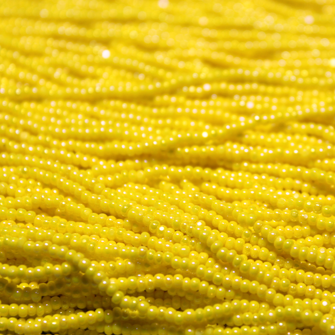 11/0 Charlotte Opaque Yellow Iris - C1142