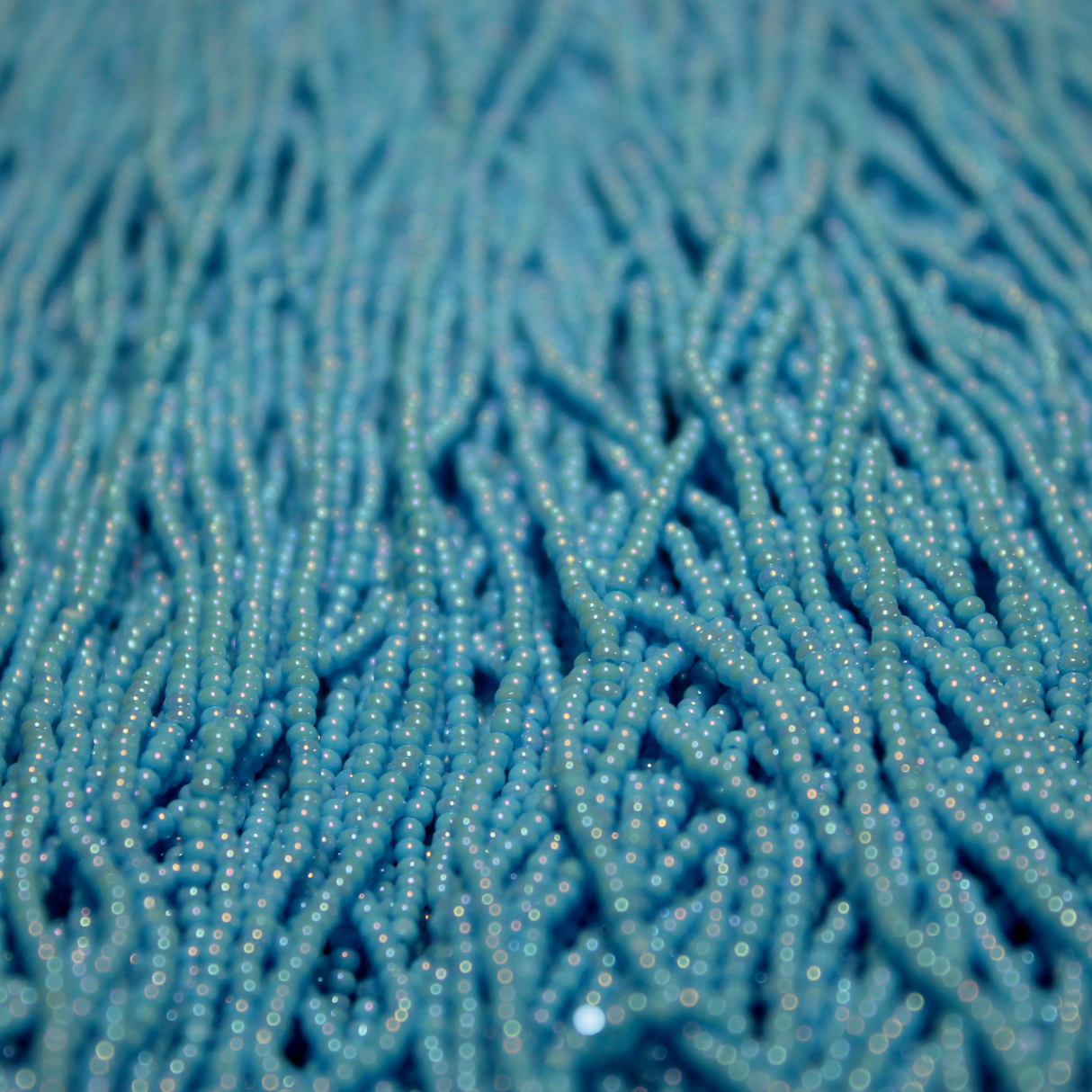 13/0 Charlotte Opaque Turquoise (Blue) Iris - C1345