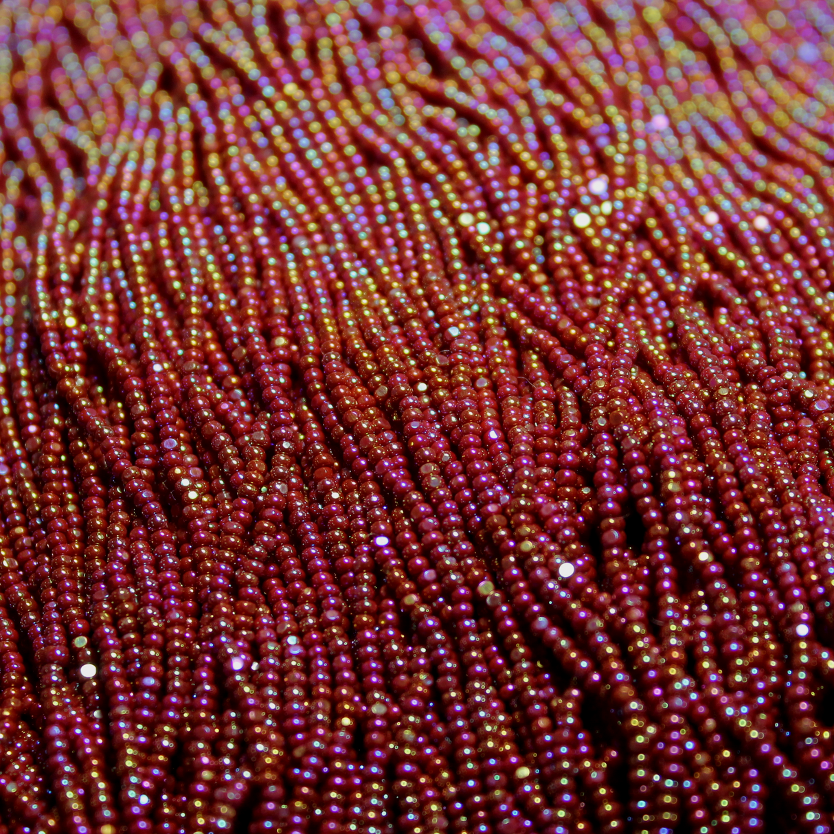 13/0 Charlotte Opaque Dark Red Iris - C1347