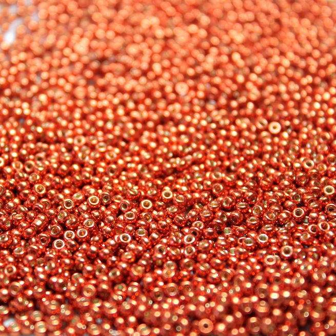 Duracoat Galvanized Copper Rose ~ 15/0 JSB D4208 Japanese Seed Beads