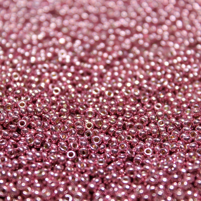 Duracoat Galvanized Dusty Rose ~ 15/0 JSB D4218 Japanese Seed Beads
