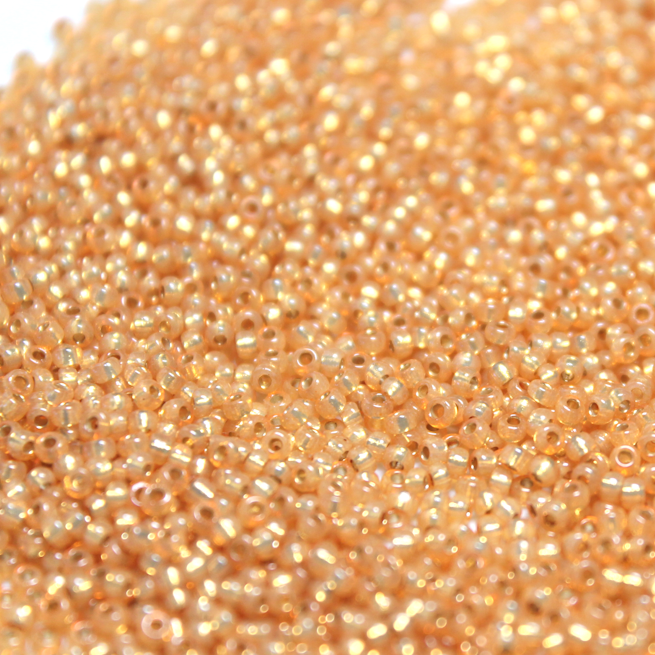 Duracoat Silver Lined Golden Flax Alabaster ~ 15/0 JSB D4231 Japanese Seed Beads