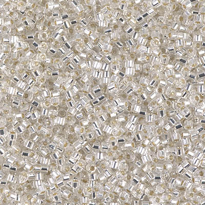 DB041 Delica Silver Lined Crystal - 114