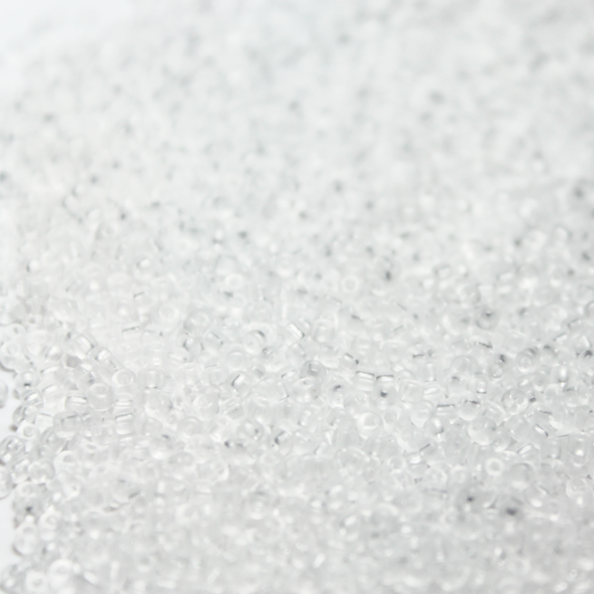 Frosted Transparent Crystal ~ 15/0 JSB F131