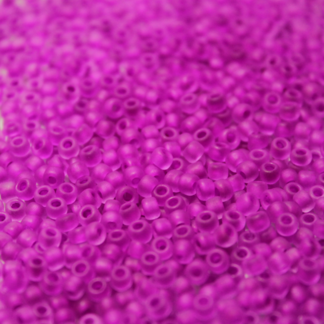 Frosted Neon Snozzberry ~ 8/0 JSB F209C