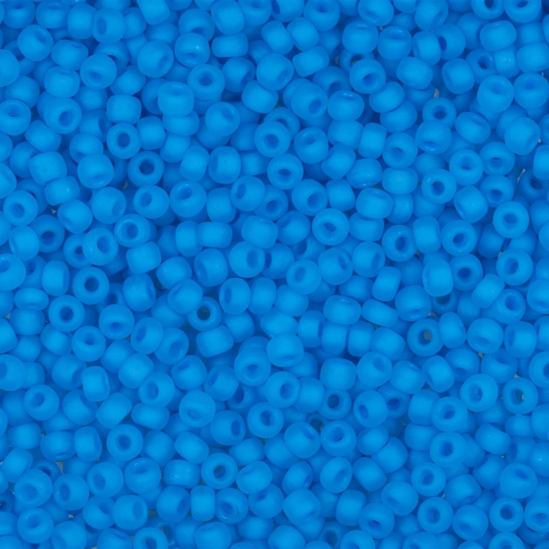 Frosted Neon Electric Blue ~ 8/0 JSB F221A