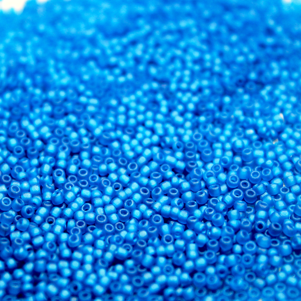 Frosted Epic Blue ~ 11/0 JSB F387G Japanese Seed Beads