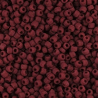 Opaque Matte Dark Red ~ 8/0 JSB F408A