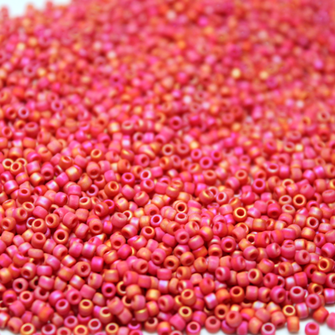 Matte Red AB ~ 15/0 JSB F426A