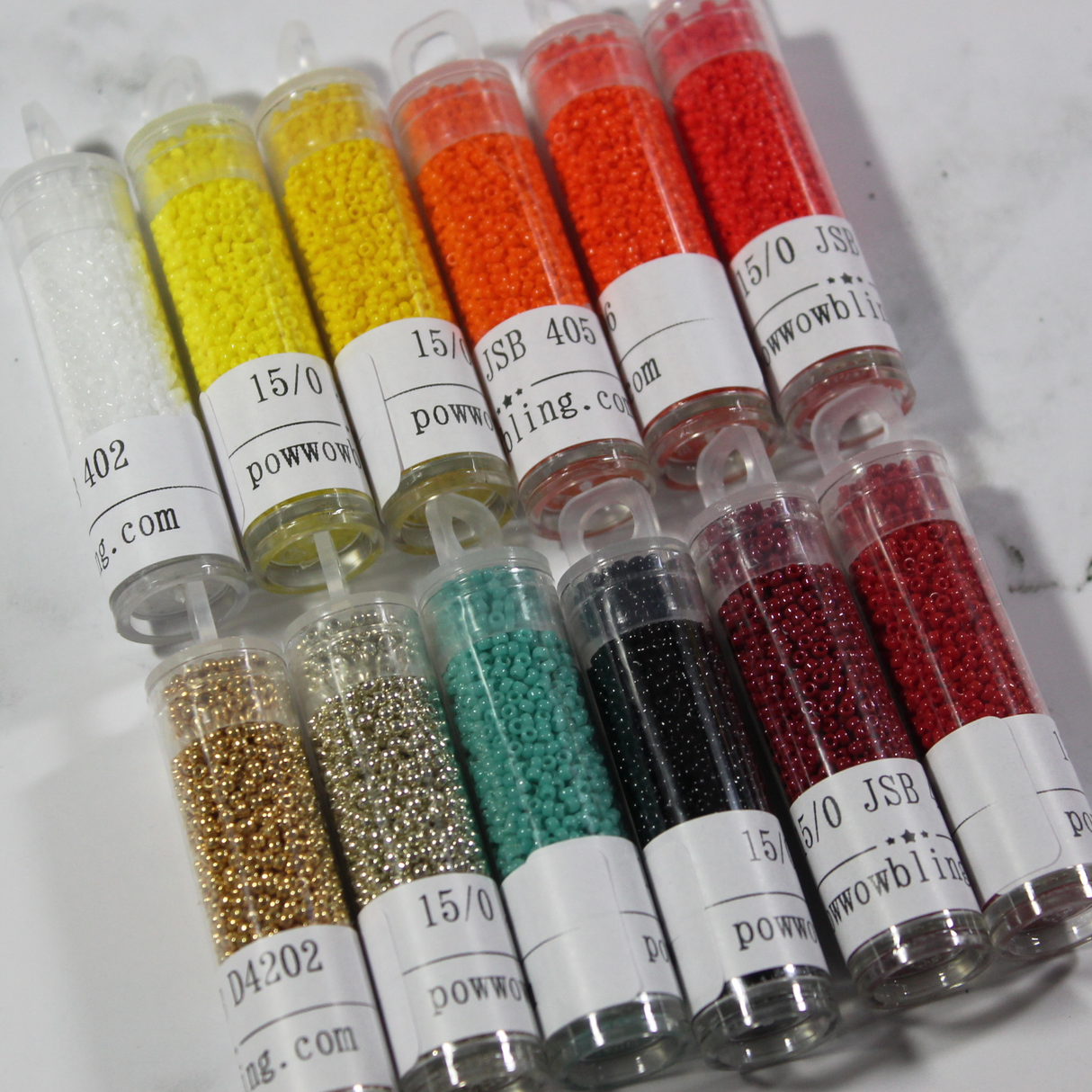 12 Tube Deluxe Fire Color - 15/0 Set #2