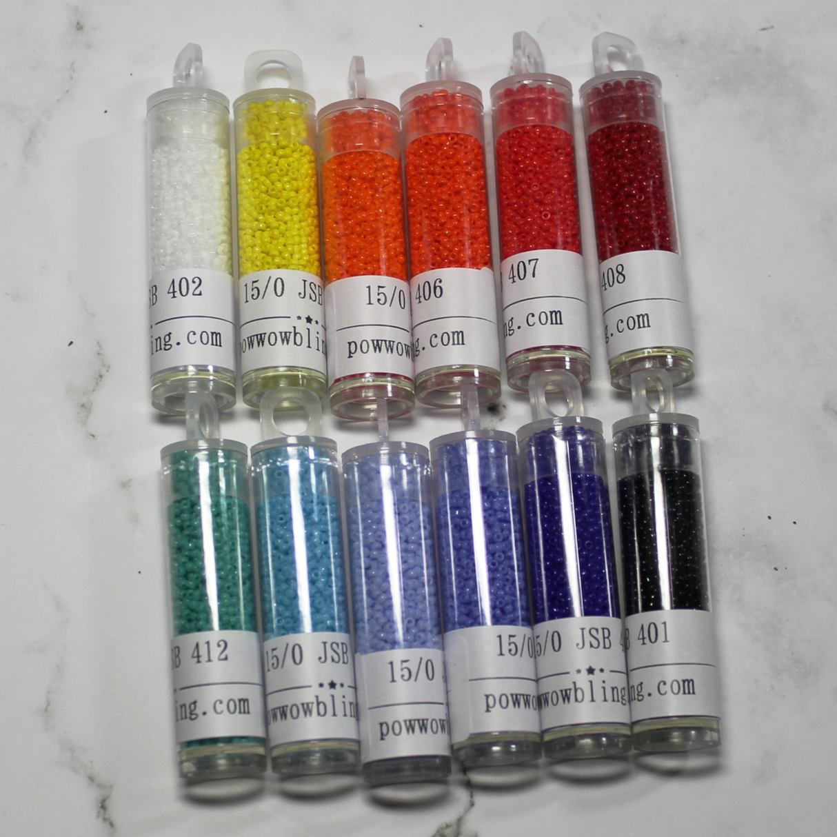 12 Tube Fire & Ice - 15/0 Set #8