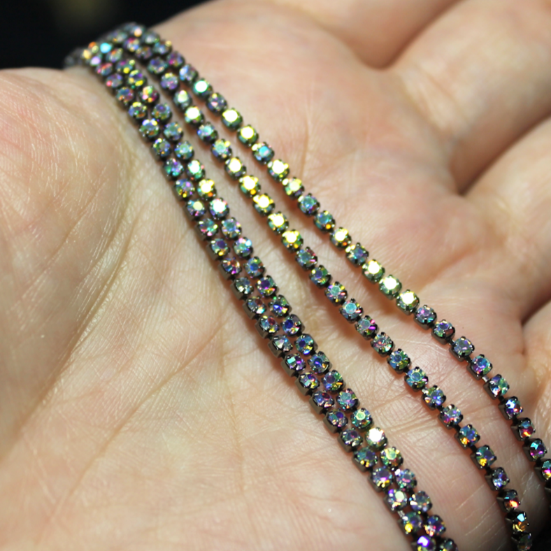 5yards SS4.5 Gunmetal AB metal banding - MB4D