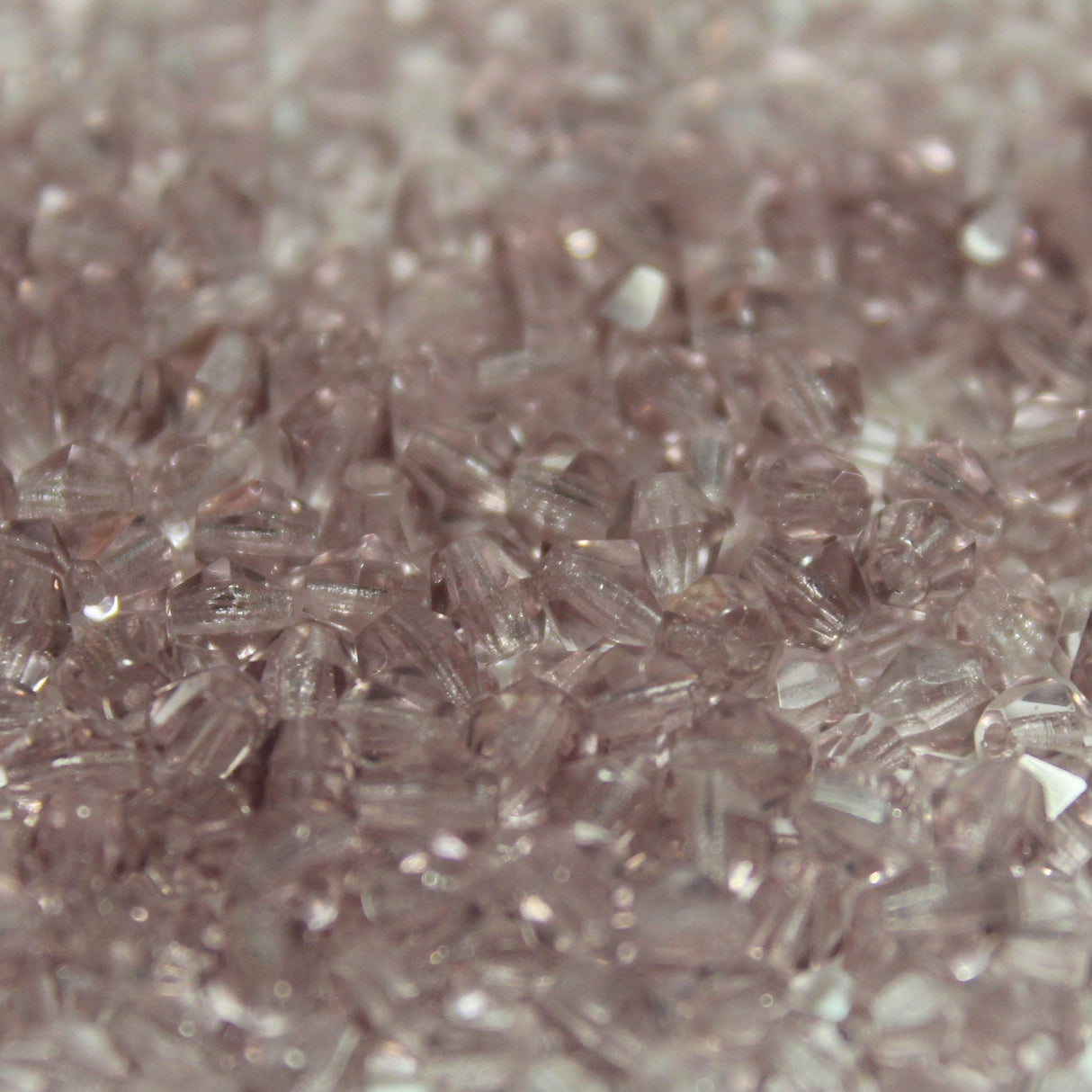 4mm Transparent Light Amethyst Glass Bicone - 4B21-A