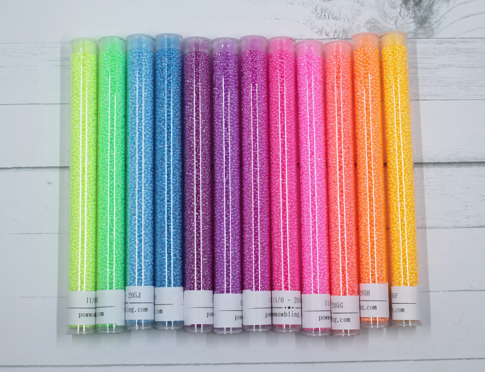 12 Tube Luminous Neon - 11/0 Set #5