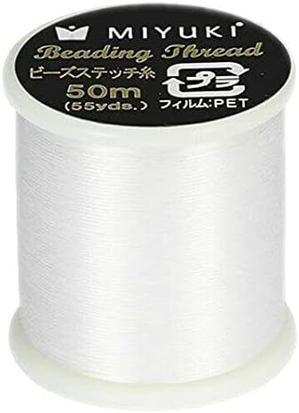 White Miyuki Thread - 50 yard Spool - WMT-1