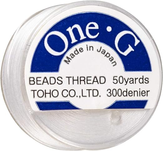 White One-G - 50 yard Bobbin beading thread