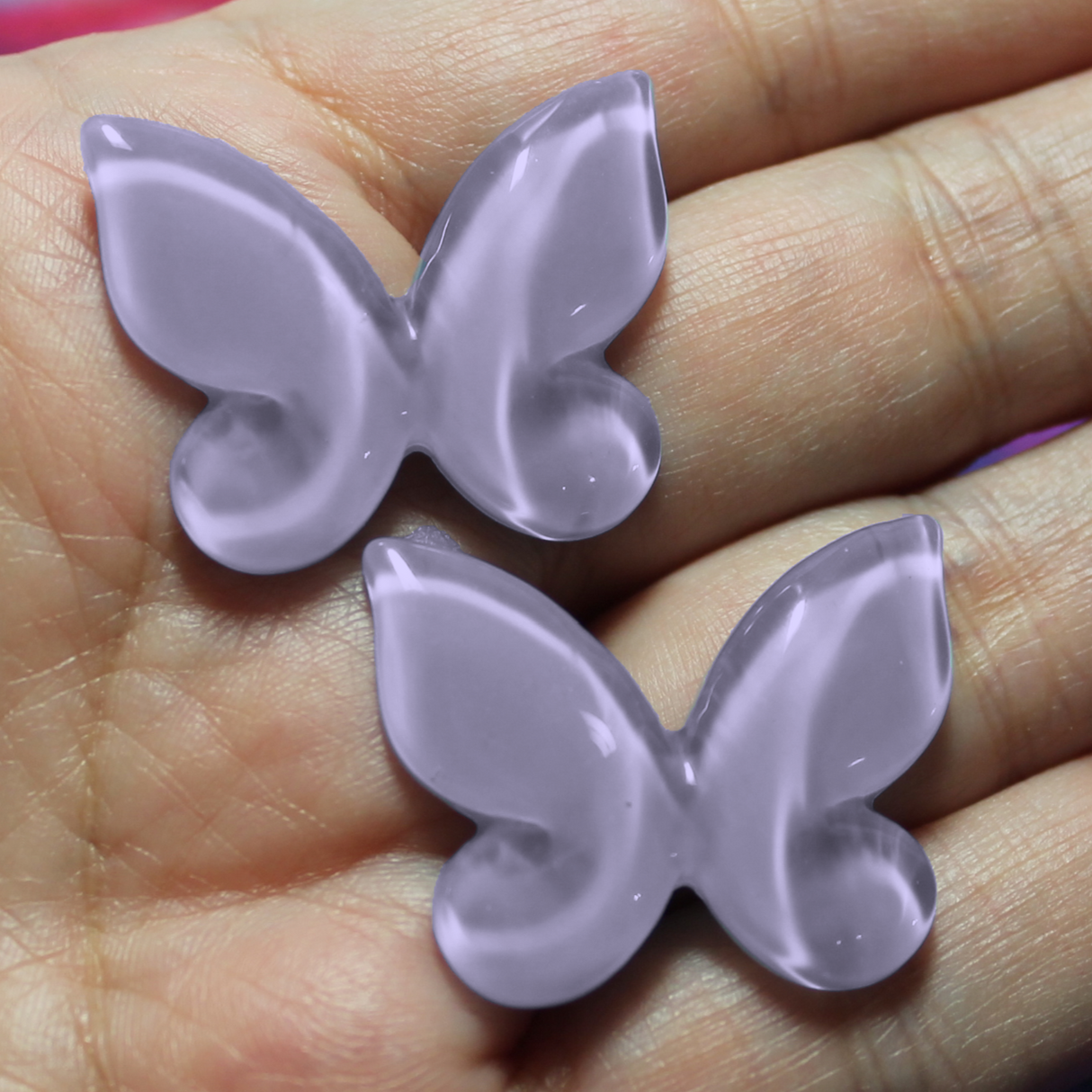 Purple Butterfly Cabochon - S117