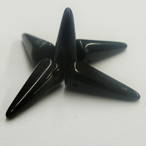 5x13mm Spike (24 pcs) Matte Jet Black ~ Spike 34