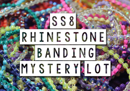 SS8 10 yard mystery lot rhinestone banding - Banding Pack SS8