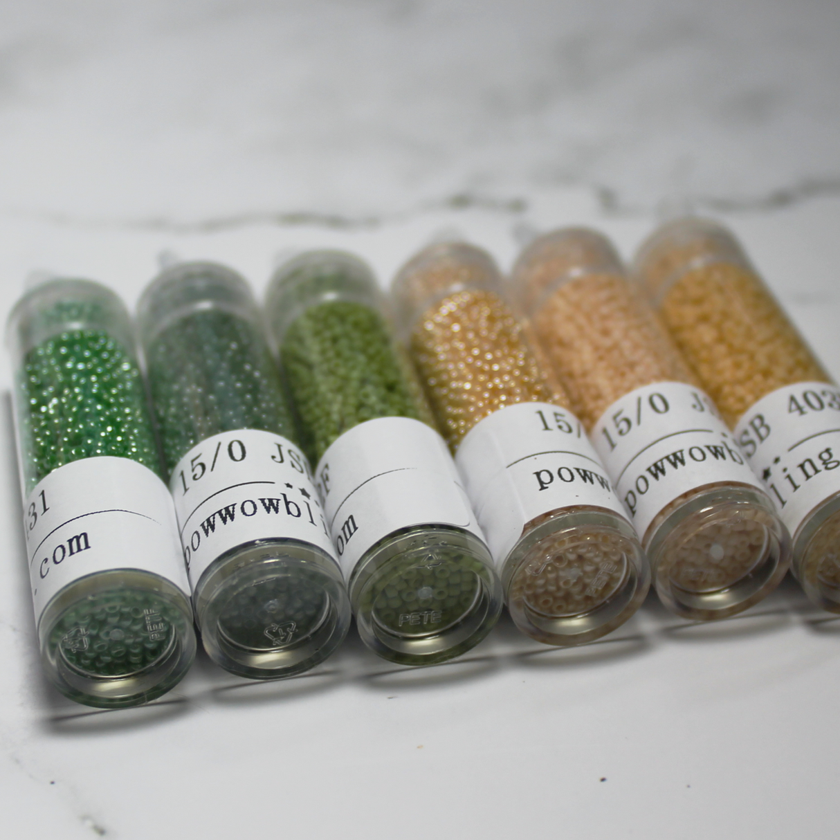 6 Tube Sage & SweetGrass - 15/0 Set C