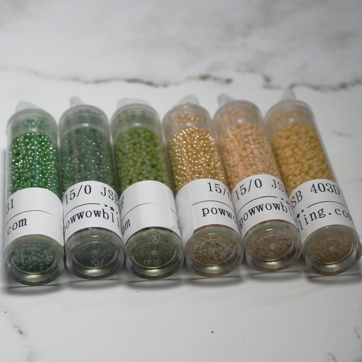 6 Tube Sage & SweetGrass - 15/0 Set C