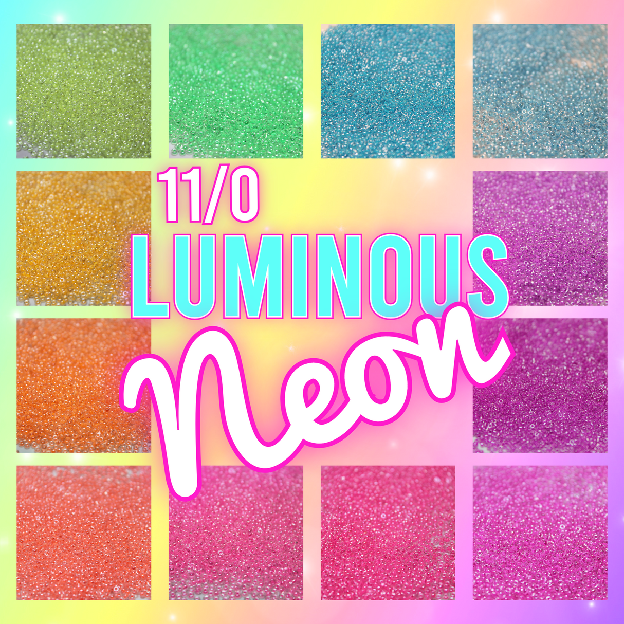 12 Tube Luminous Neon - 11/0 Set #5