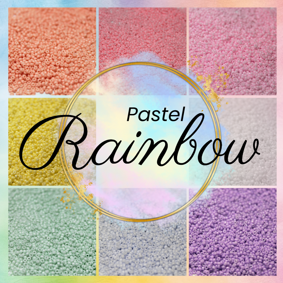 8 Tube Pastel Rainbow - 11/0 Set #7