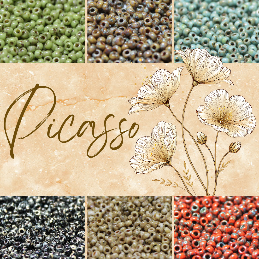 6 tube Picasso - 15/0 Set #5