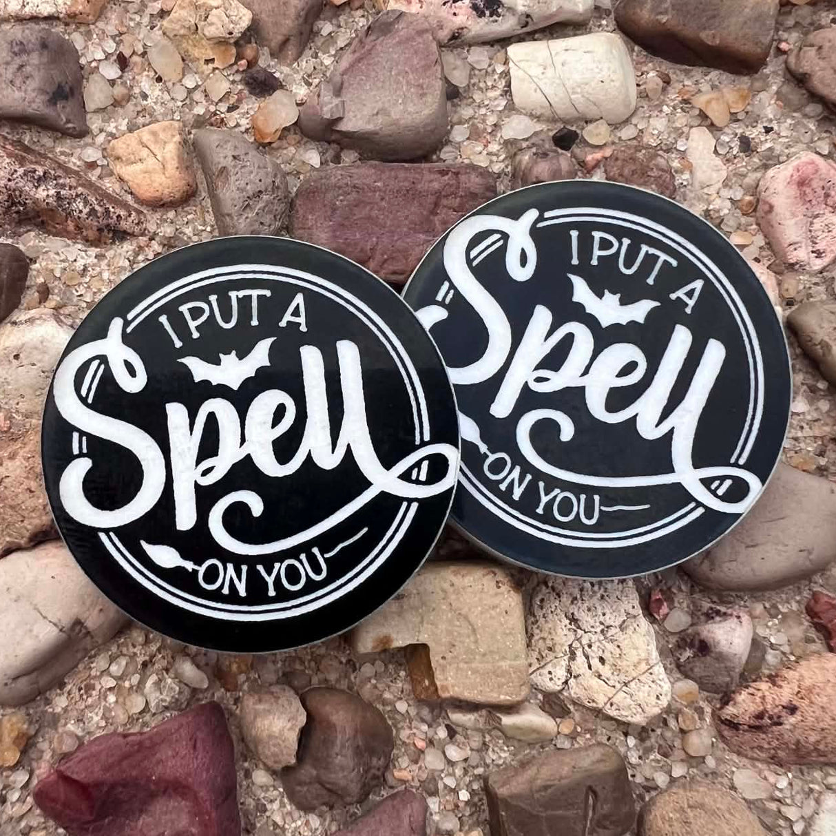 1" I put a Spell on You Circle Cabochons - S240
