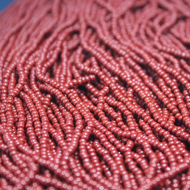 11/0 Czech Opaque Rust - 1107