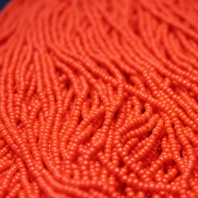 11/0 Czech Opaque Light Red - 1123