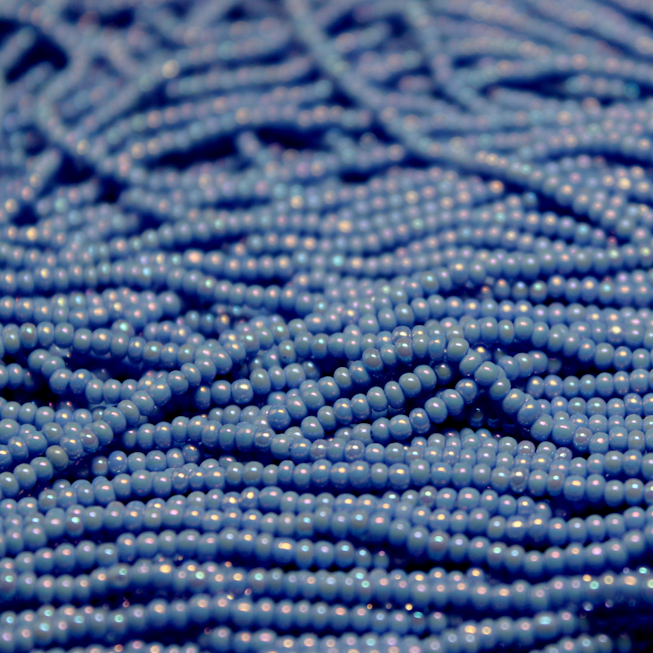 11/0 Czech Light Blue Opaque Iris - 1140