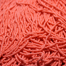 11/0 Czech Opaque Coral Pink - 1161