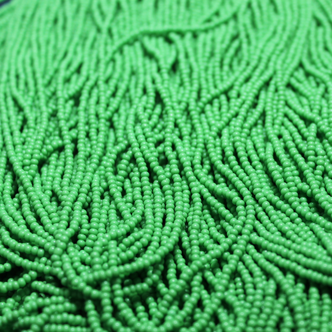 11/0 Czech Opaque Light Green - 1164