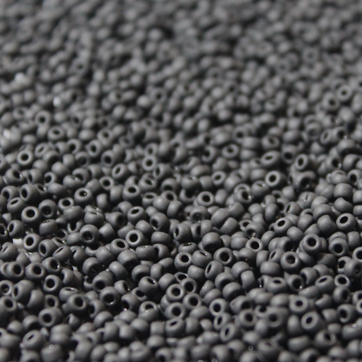 Opaque Matte Black ~ 15/0 JSB F401 Japanese Seed Beads