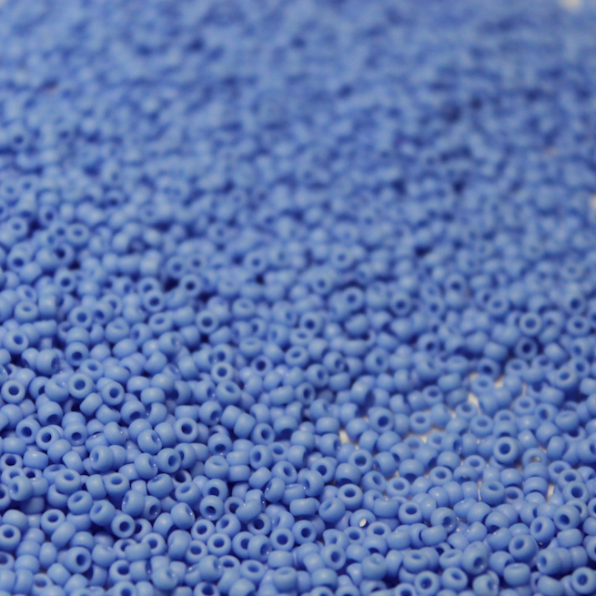 Opaque Matte Dark Powder Blue ~ 11/0 JSB F417A