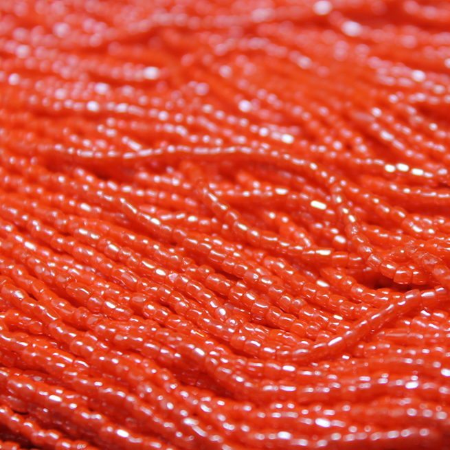 12/0 Tri-Cut Opaque Luster Orange - 12T25