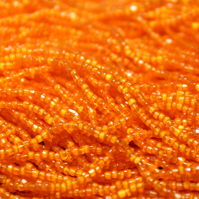 9/0 Tri-Cut Orange Satin - 9T15