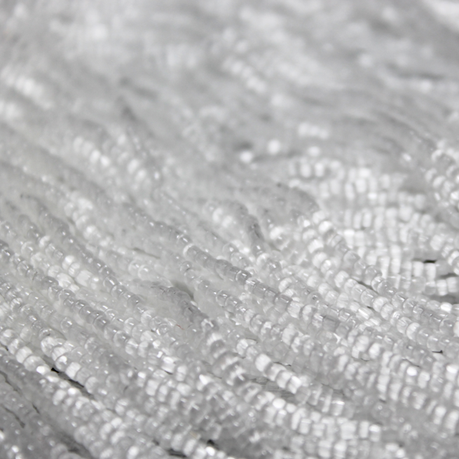 12/0 Tri-Cut White Satin - 12T18