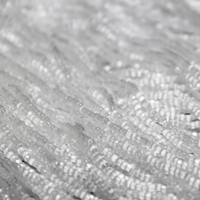 9/0 Tri-Cut White Satin - 9T18