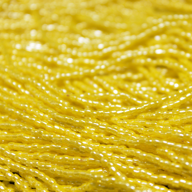 12/0 Tri-Cut Opaque Luster Yellow - 12T24