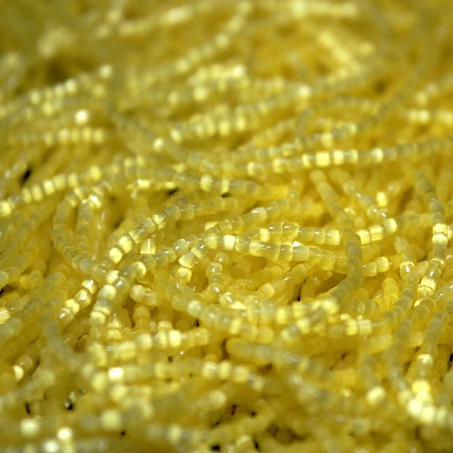 9/0 Tri-Cut Yellow Satin - 9T02