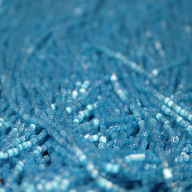 12/0 Tri-Cut Aqua Satin - 12T27